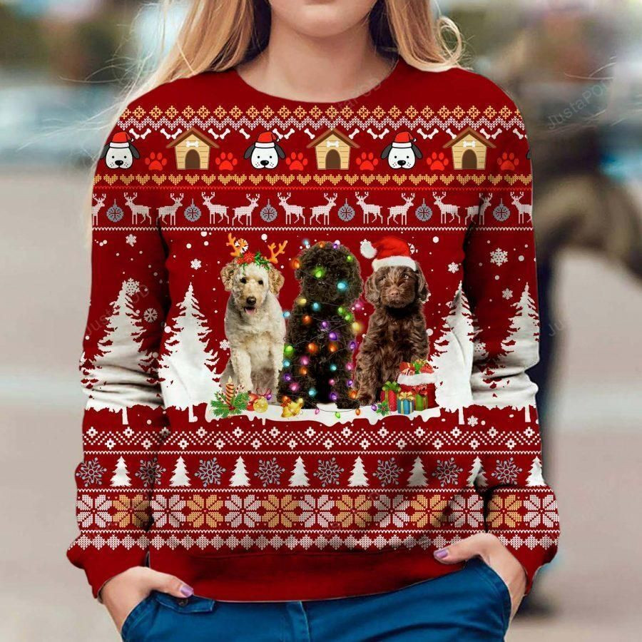 Lagotto Romagnolo Ugly Christmas Sweater, Perfect Holiday Gift