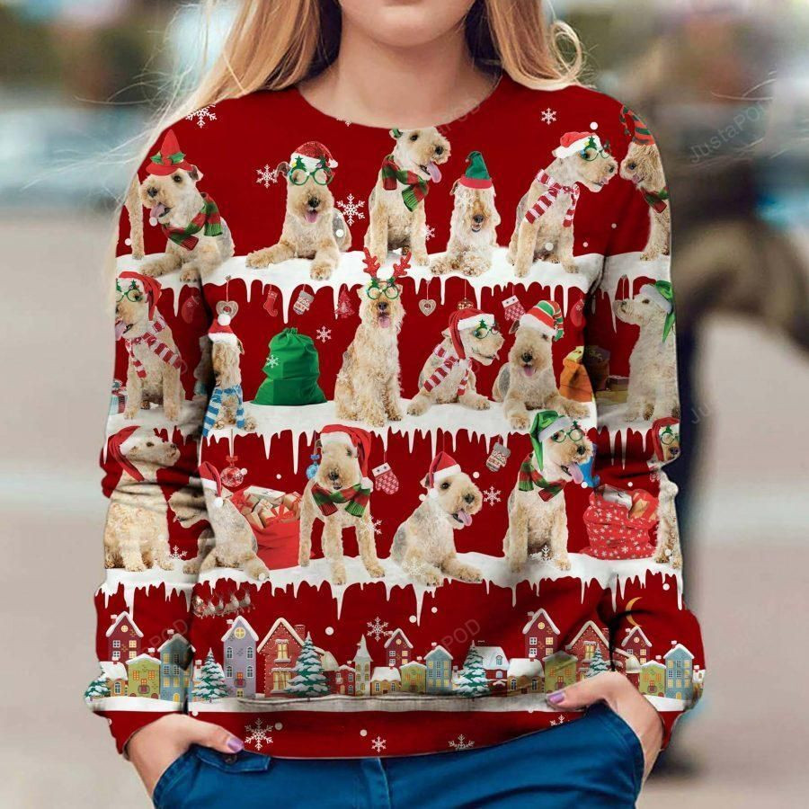 Lakeland Terrier Ugly Christmas Sweater, Perfect Holiday Gift