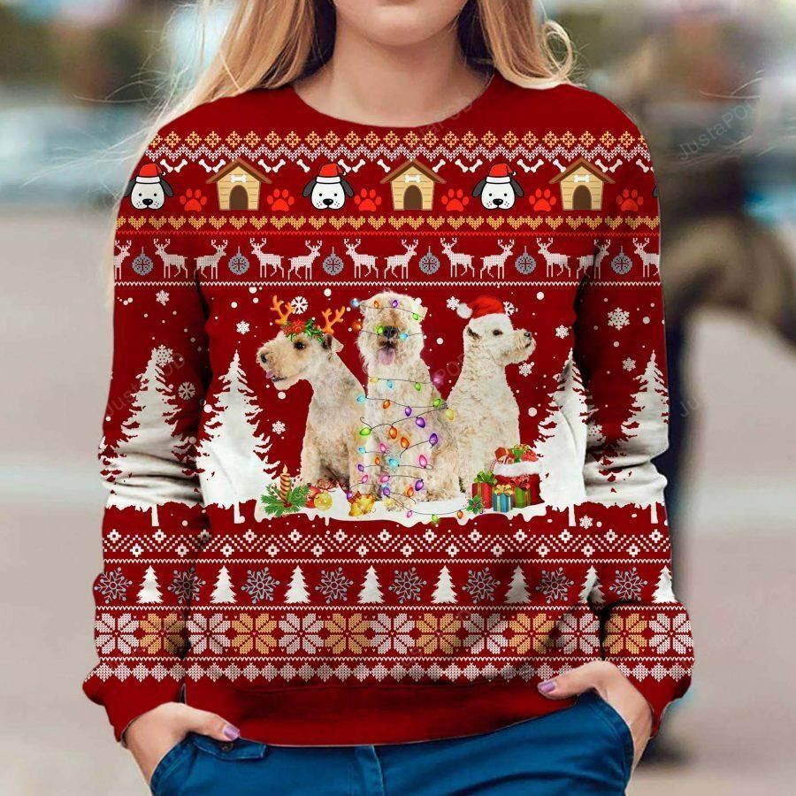 Lakeland Terrier Xmas Ugly Christmas Sweater, Perfect Holiday Gift