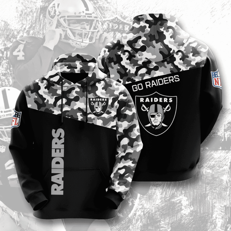 Las Vegas Raiders 3D All Over Print Hoodie & Zip Hoodie