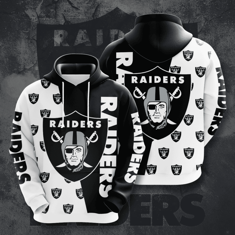 Las Vegas Raiders 3D All Over Print Hoodie & Zip Hoodie