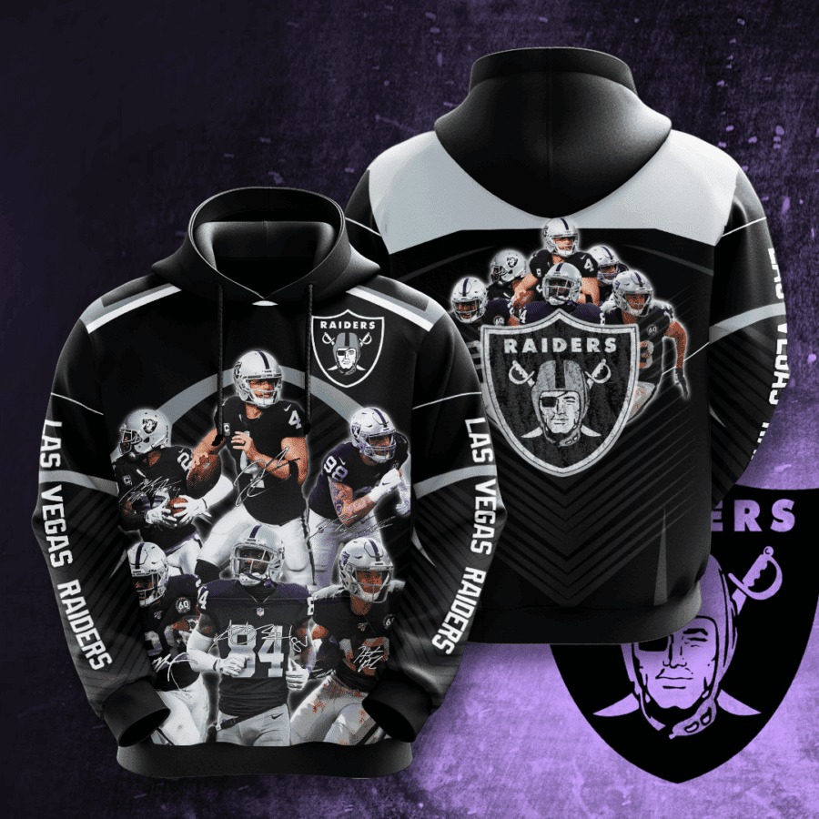 Las Vegas Raiders 3D All Over Print Hoodie & Zip Hoodie