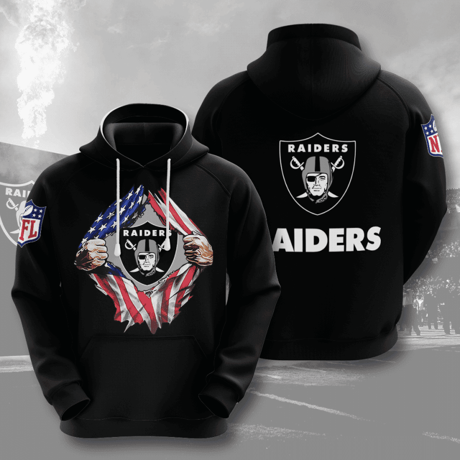 Las Vegas Raiders 3D All Over Print Hoodie & Zip Hoodie