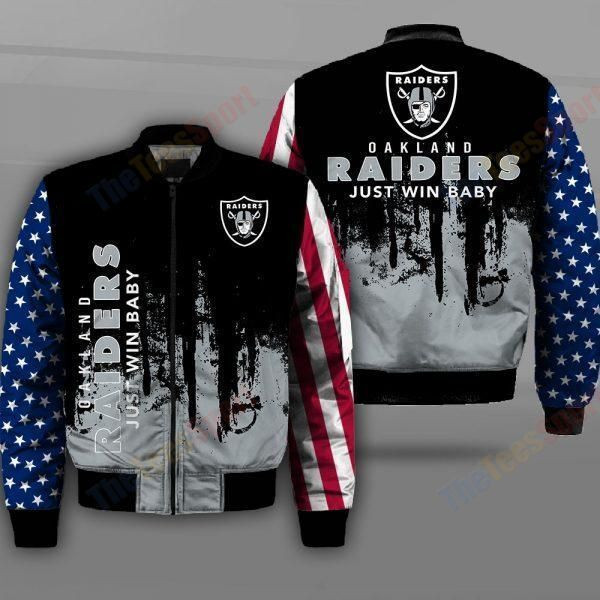 Las Vegas Raiders Bomber Jacket | NFL Team Jacket for Men & Women | Football Fan Gift