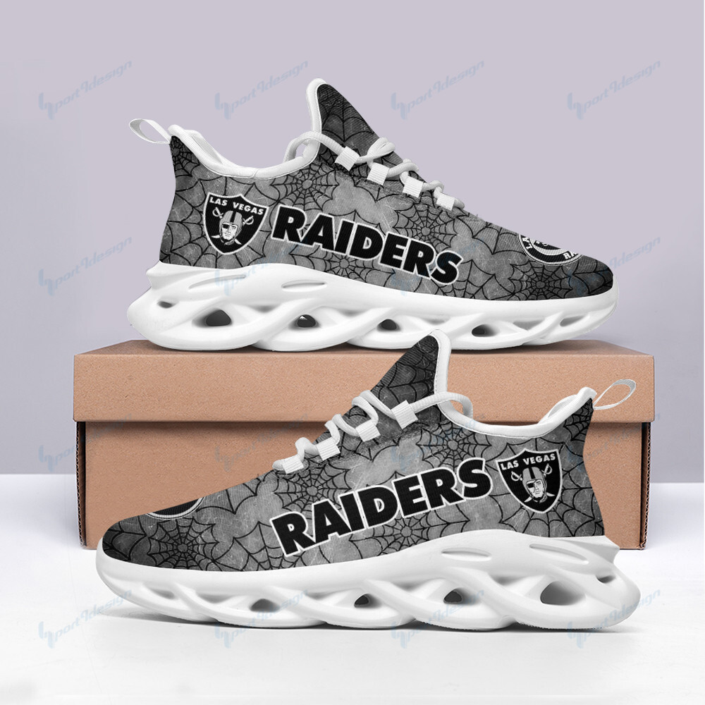 Las Vegas Raiders Max Soul Shoes Sneakers for Men And Women – NFL Football Fan Shoes, Team Sneakers