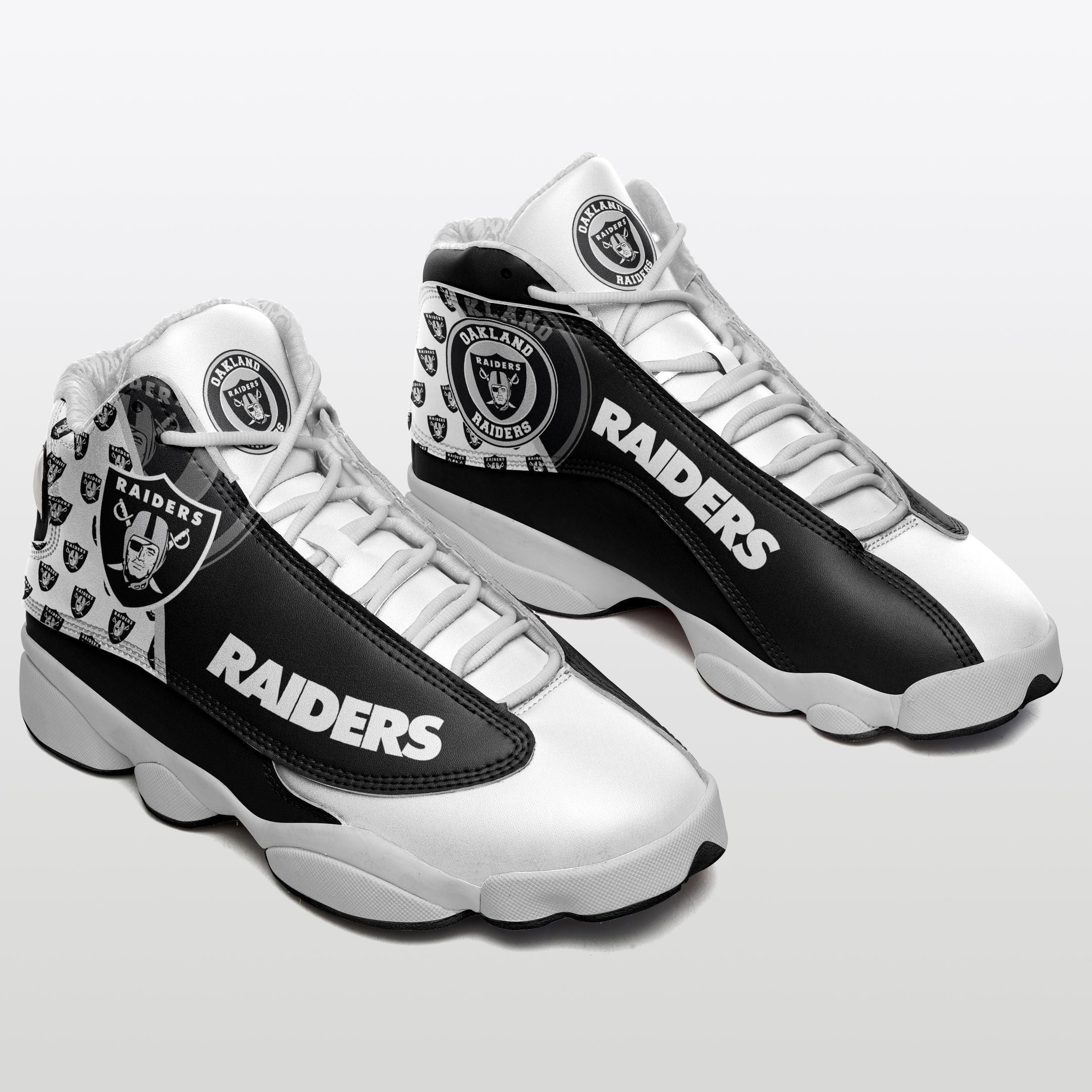Las Vegas Raiders NFL JD13 Sneakers Shoes for Men & Women | Custom Fan Gift