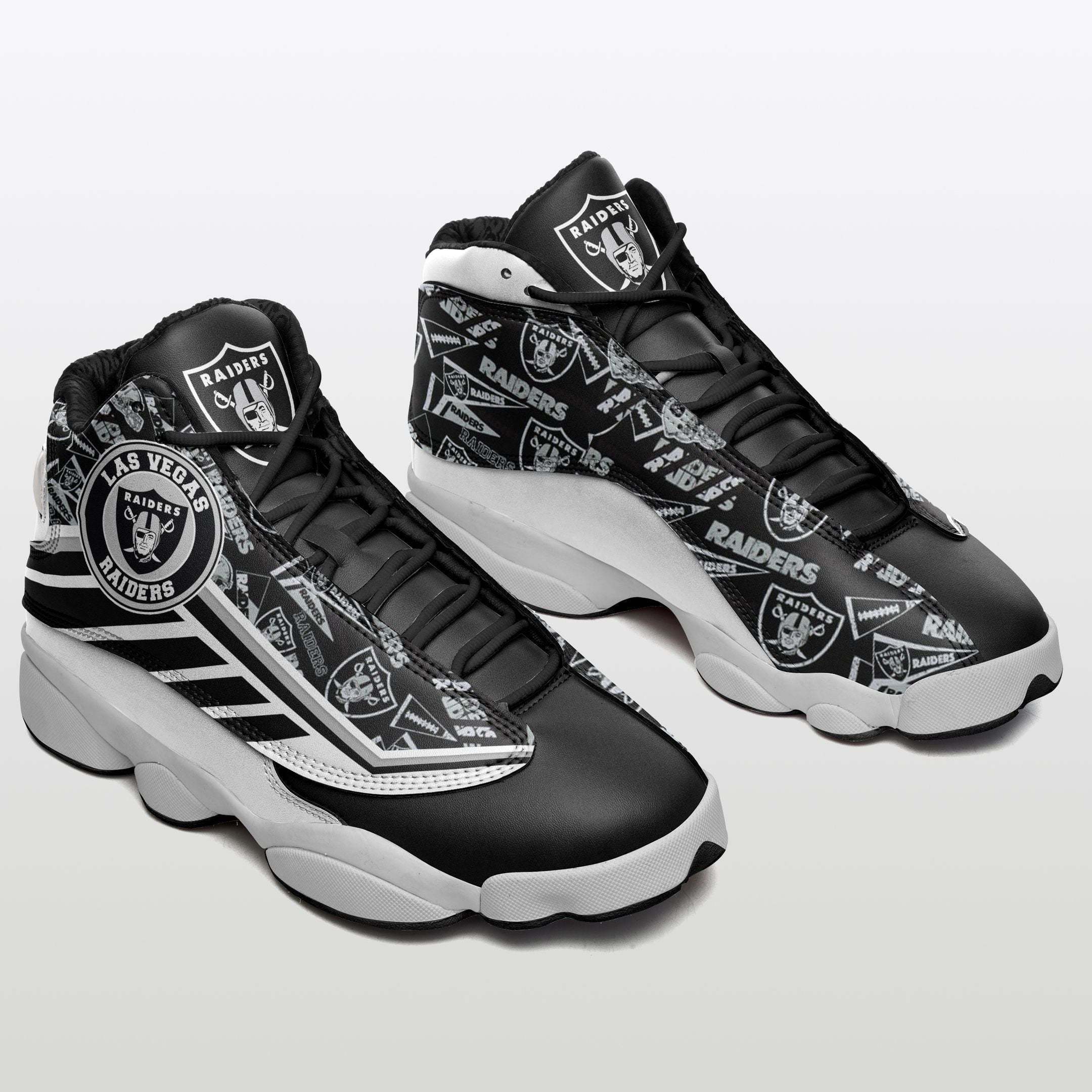 Las Vegas Raiders NFL JD13 Sneakers Shoes for Men & Women | Custom Fan Gift