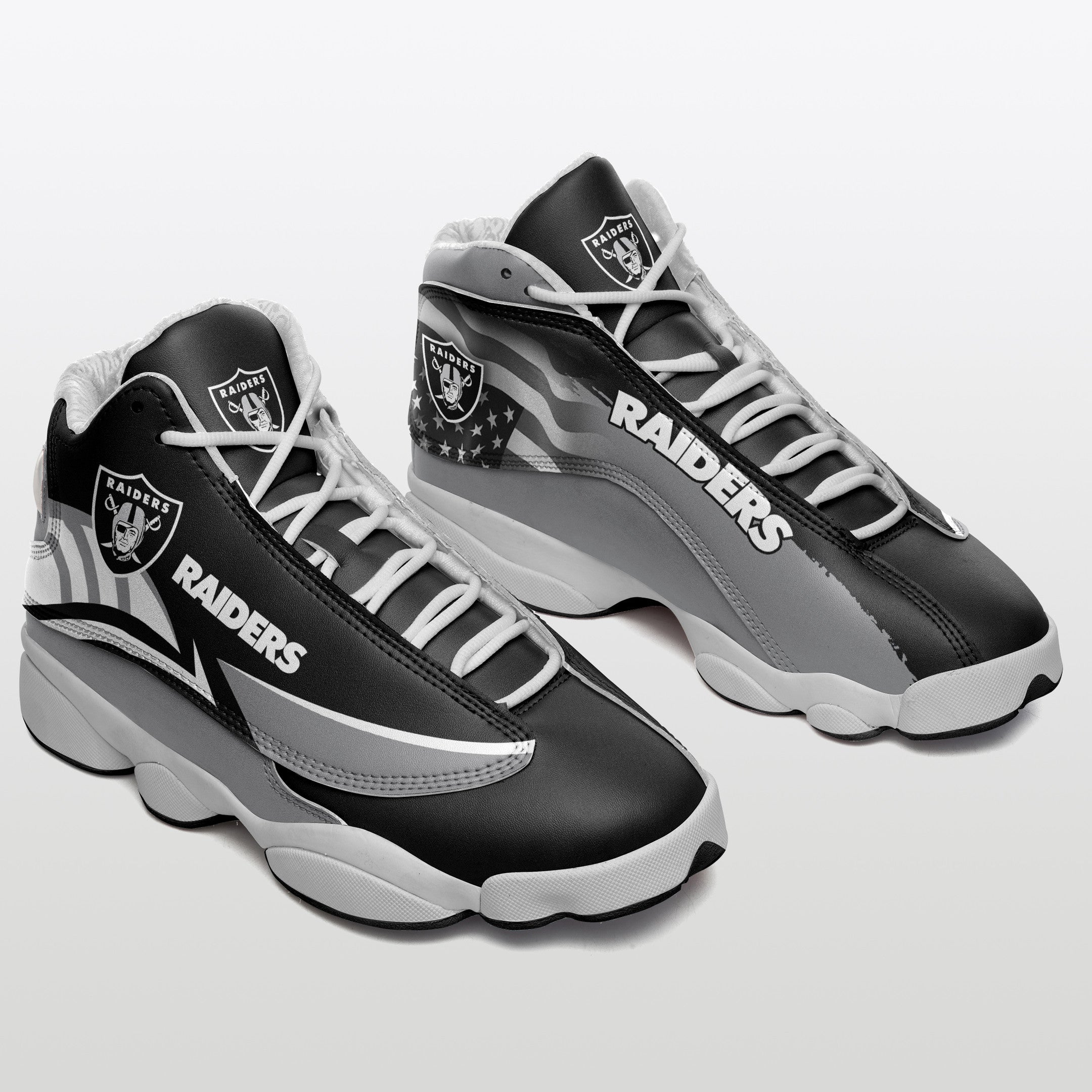Las Vegas Raiders NFL JD13 Sneakers Shoes for Men & Women | Custom Fan Gift