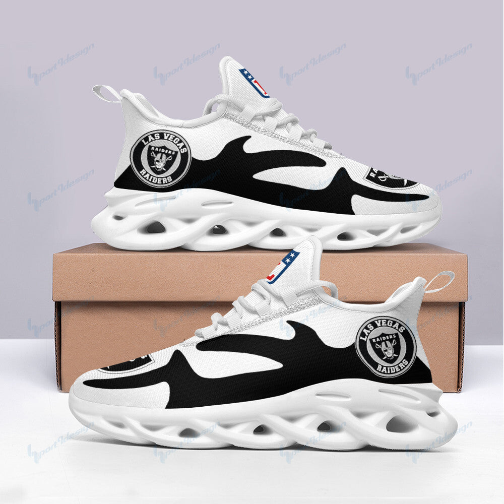 Las Vegas Raiders NFL Max Soul Shoes Sneakers for Men And Women – NFL Football Fan Shoes, Team Sneakers