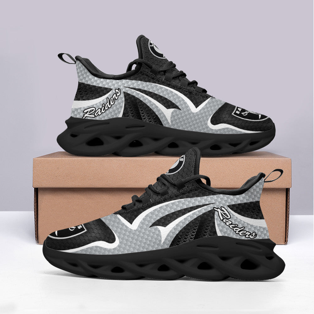 Las Vegas Raiders NFL Max Soul Shoes Sneakers for Men And Women – NFL Football Fan Shoes, Team Sneakers