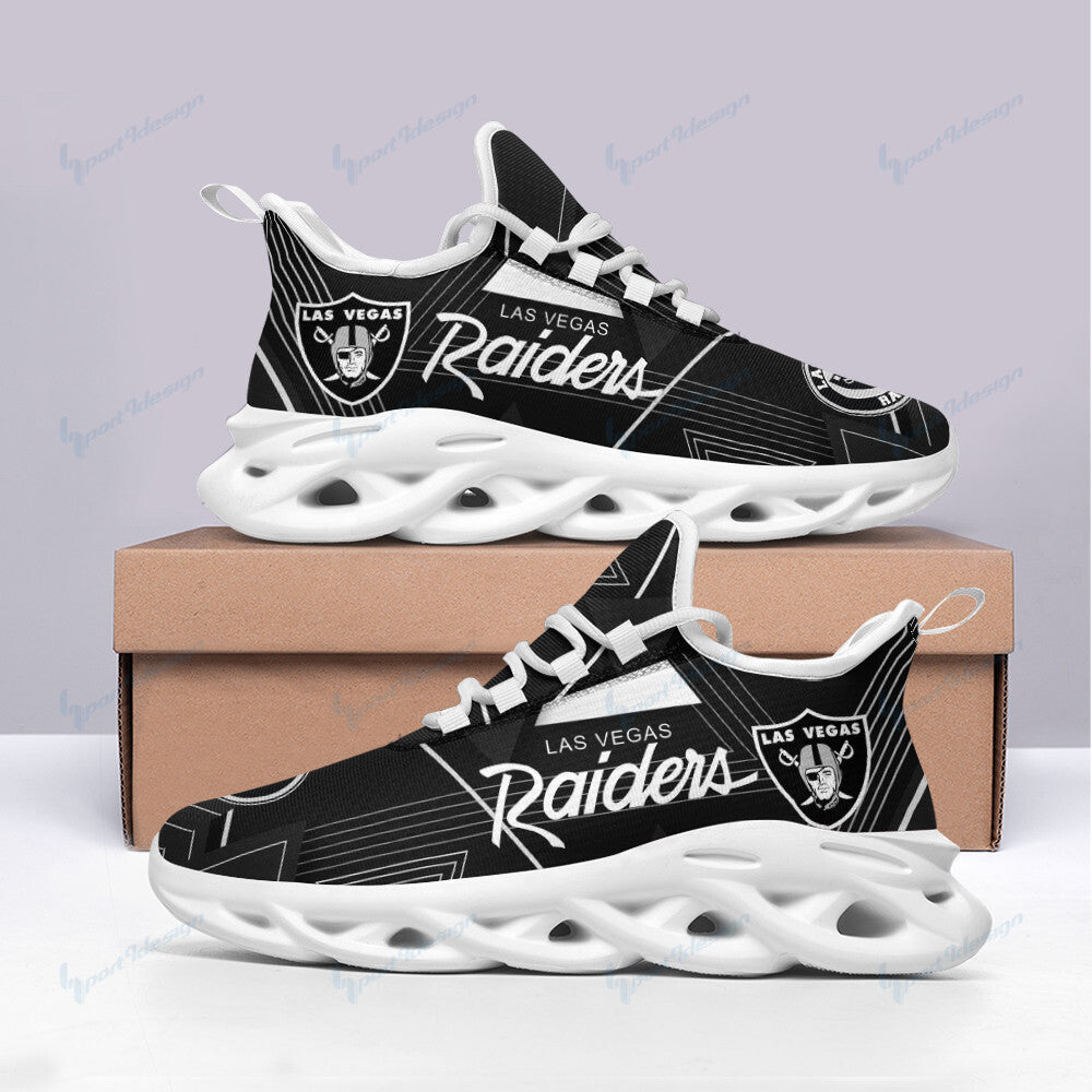 Las Vegas Raiders NFL Max Soul Shoes Sneakers for Men And Women – NFL Football Fan Shoes, Team Sneakers