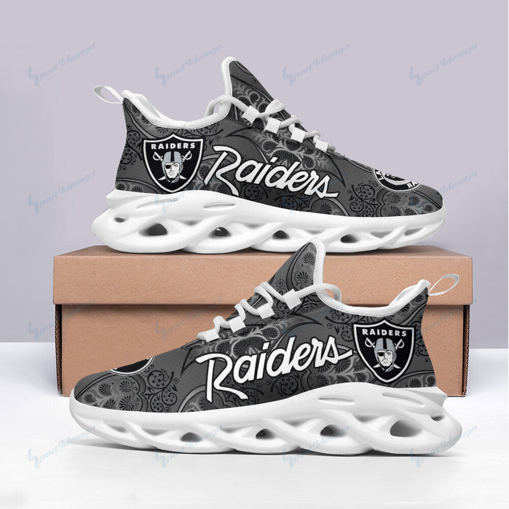 Las Vegas Raiders NFL Max Soul Shoes Sneakers for Men And Women – NFL Football Fan Shoes, Team Sneakers