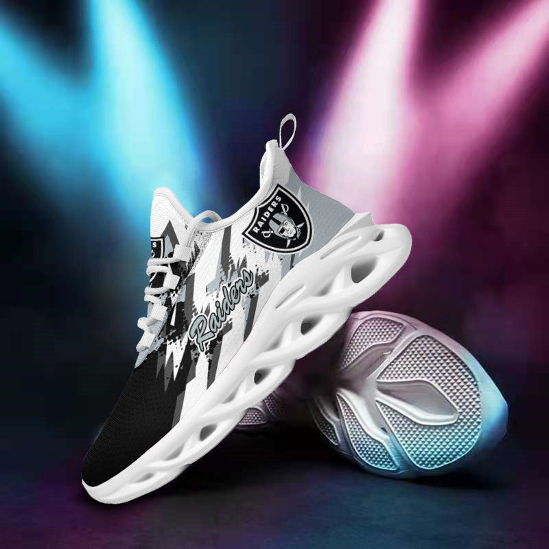 Las Vegas Raiders NFL Max Soul Shoes Sneakers for Men And Women – NFL Football Fan Shoes, Team Sneakers
