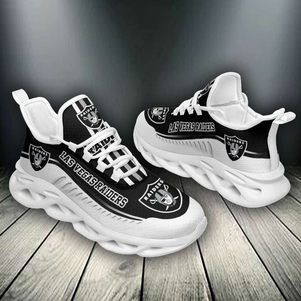 Las Vegas Raiders NFL Max Soul Shoes Sneakers for Men And Women – NFL Football Fan Shoes, Team Sneakers - Image 3