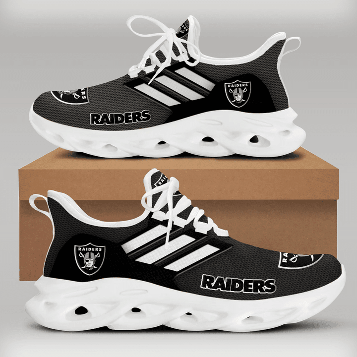 Las Vegas Raiders NFL Max Soul Shoes Sneakers for Men And Women – NFL Football Fan Shoes, Team Sneakers