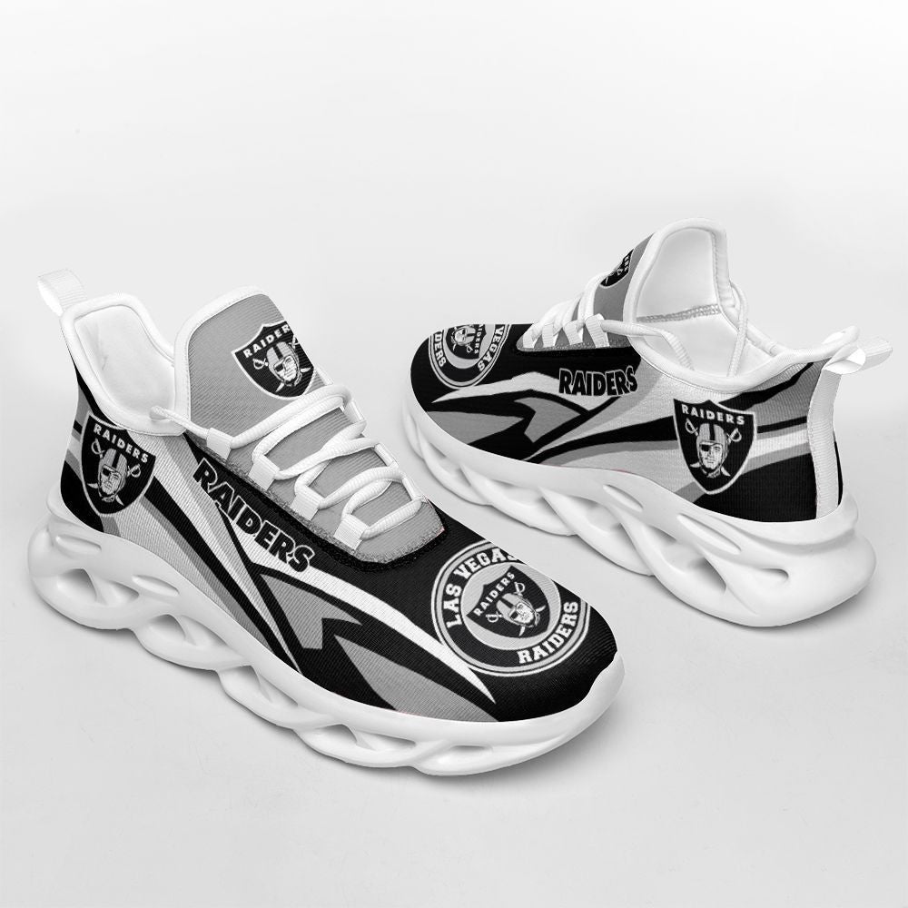 Las Vegas Raiders NFL Max Soul Shoes Sneakers for Men And Women – NFL Football Fan Shoes, Team Sneakers
