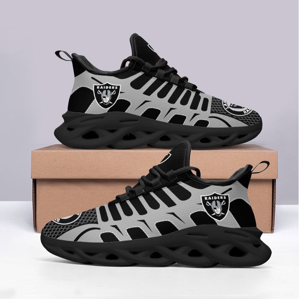 Las Vegas Raiders NFL Max Soul Shoes Sneakers for Men And Women – NFL Football Fan Shoes, Team Sneakers