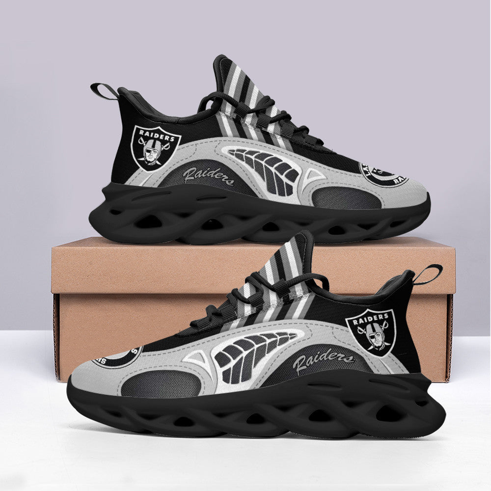 Las Vegas Raiders NFL Max Soul Shoes Sneakers for Men And Women – NFL Football Fan Shoes, Team Sneakers