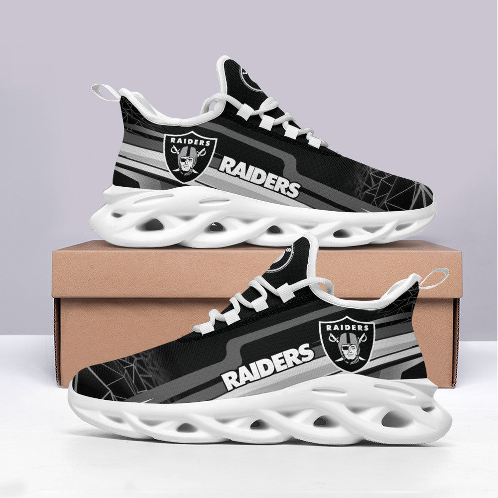 Las Vegas Raiders NFL Max Soul Shoes Sneakers for Men And Women – NFL Football Fan Shoes, Team Sneakers