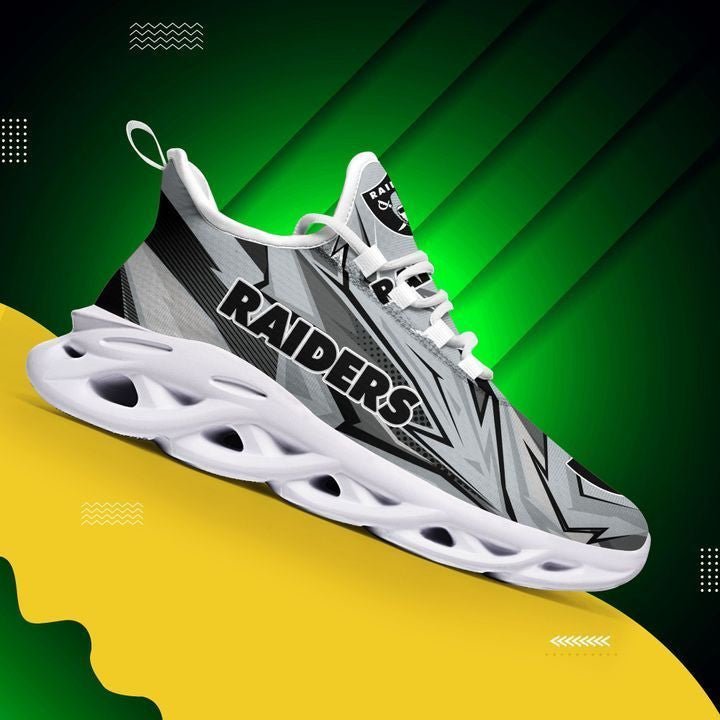 Las Vegas Raiders NFL Max Soul Shoes Sneakers for Men And Women – NFL Football Fan Shoes, Team Sneakers