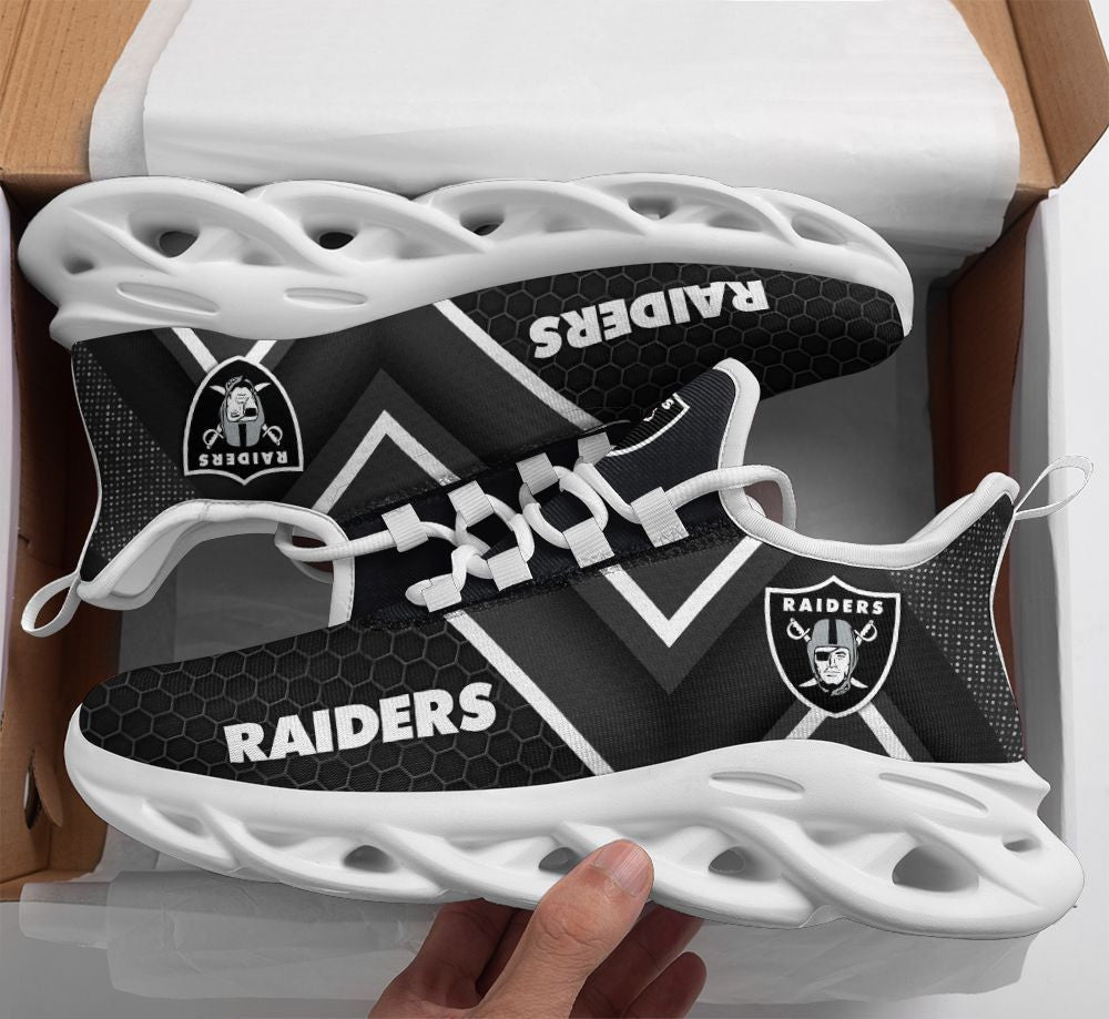 Las Vegas Raiders NFL Max Soul Shoes Sneakers for Men And Women – NFL Football Fan Shoes, Team Sneakers