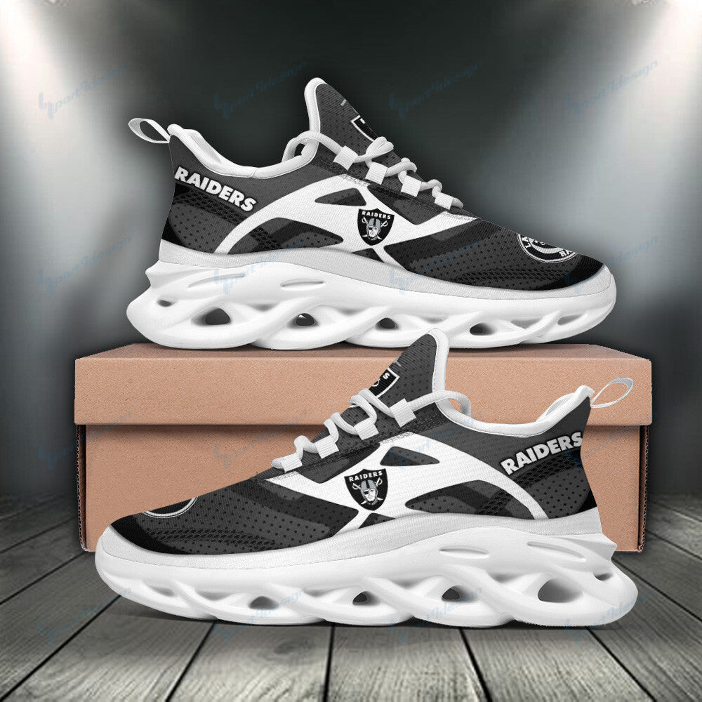 Las Vegas Raiders NFL Max Soul Shoes Sneakers for Men And Women – NFL Football Fan Shoes, Team Sneakers