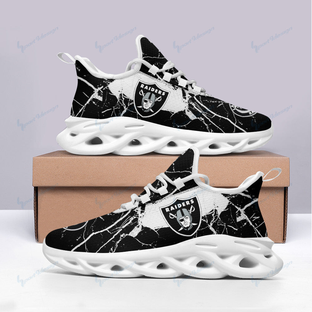 Las Vegas Raiders NFL Max Soul Shoes Sneakers for Men And Women – NFL Football Fan Shoes, Team Sneakers