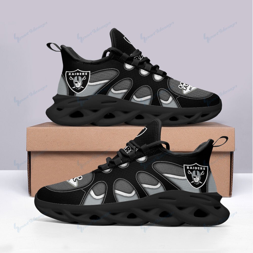 Las Vegas Raiders NFL Max Soul Shoes Sneakers for Men And Women – NFL Football Fan Shoes, Team Sneakers - Image 3