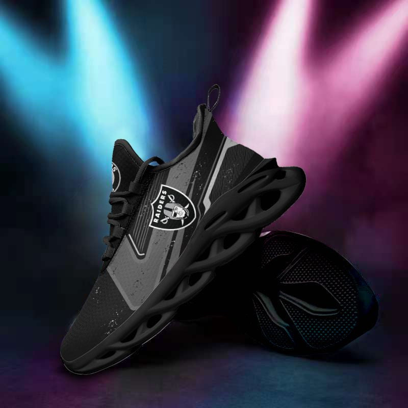 Las Vegas Raiders NFL Max Soul Shoes Sneakers for Men And Women – NFL Football Fan Shoes, Team Sneakers
