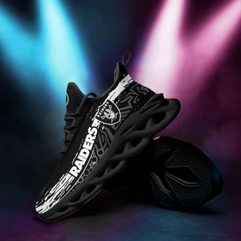 Las Vegas Raiders NFL Max Soul Shoes Sneakers for Men And Women – NFL Football Fan Shoes, Team Sneakers