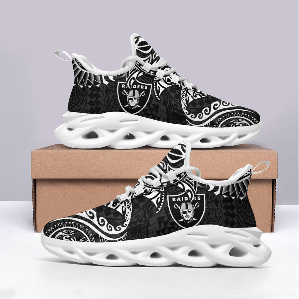 Las Vegas Raiders NFL Max Soul Shoes Sneakers for Men And Women – NFL Football Fan Shoes, Team Sneakers
