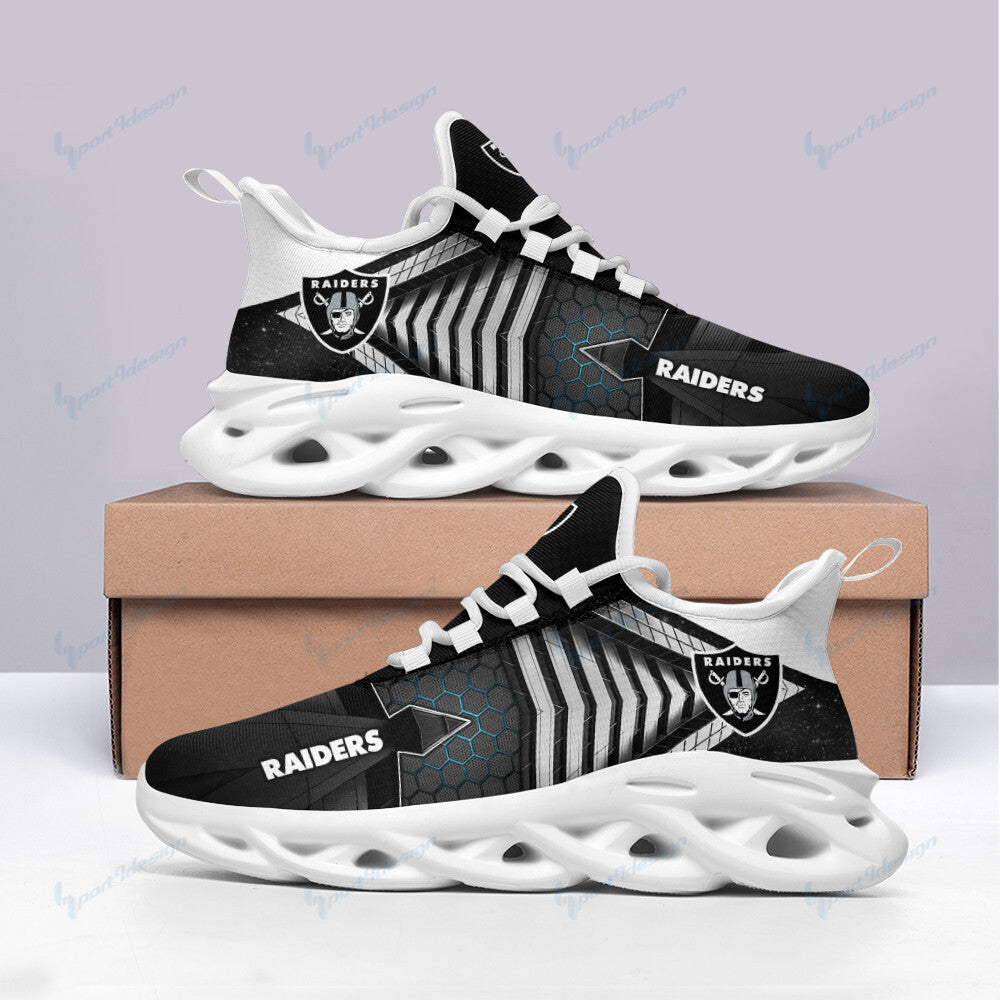 Las Vegas Raiders NFL Max Soul Shoes Sneakers for Men And Women – NFL Football Fan Shoes, Team Sneakers