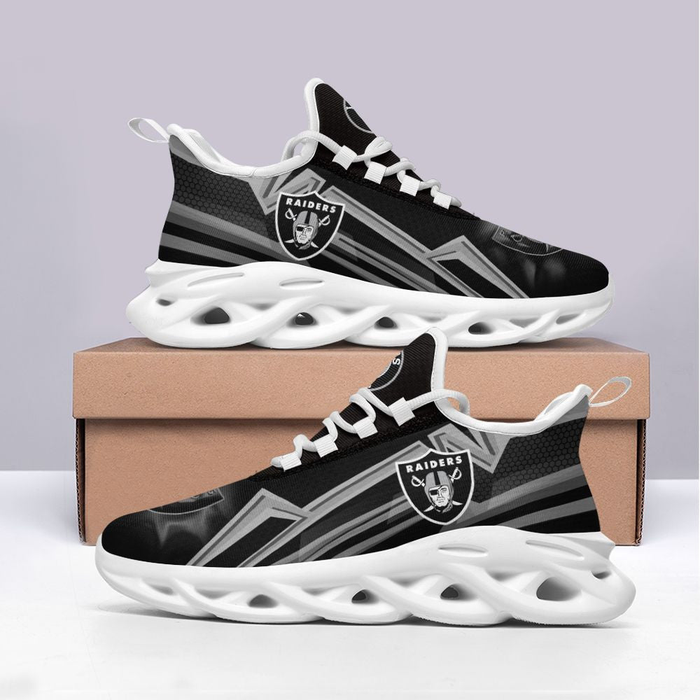 Las Vegas Raiders NFL Max Soul Shoes Sneakers for Men And Women – NFL Football Fan Shoes, Team Sneakers