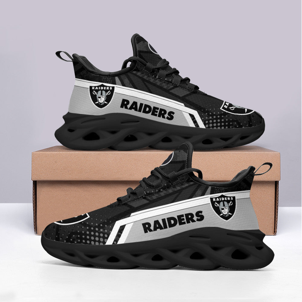 Las Vegas Raiders NFL Max Soul Shoes Sneakers for Men And Women – NFL Football Fan Shoes, Team Sneakers