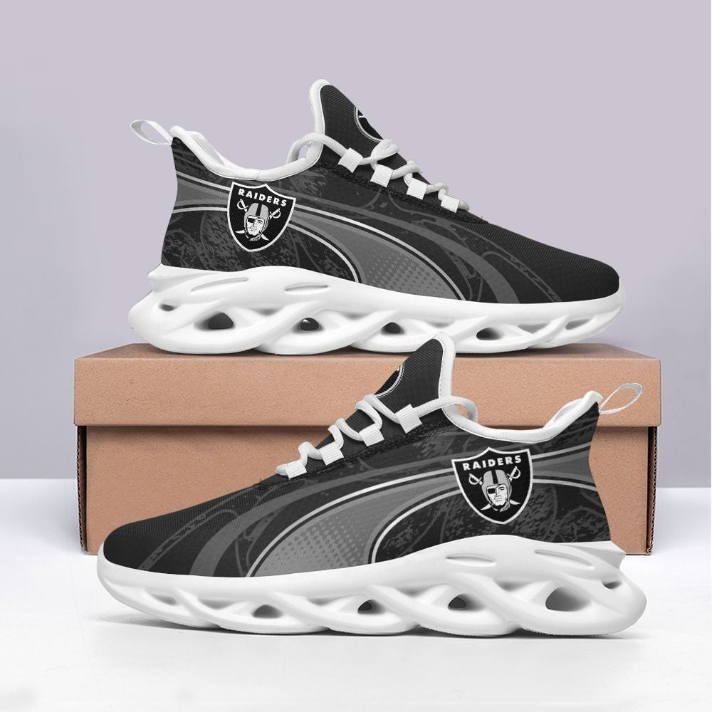 Las Vegas Raiders NFL Max Soul Shoes Sneakers for Men And Women – NFL Football Fan Shoes, Team Sneakers