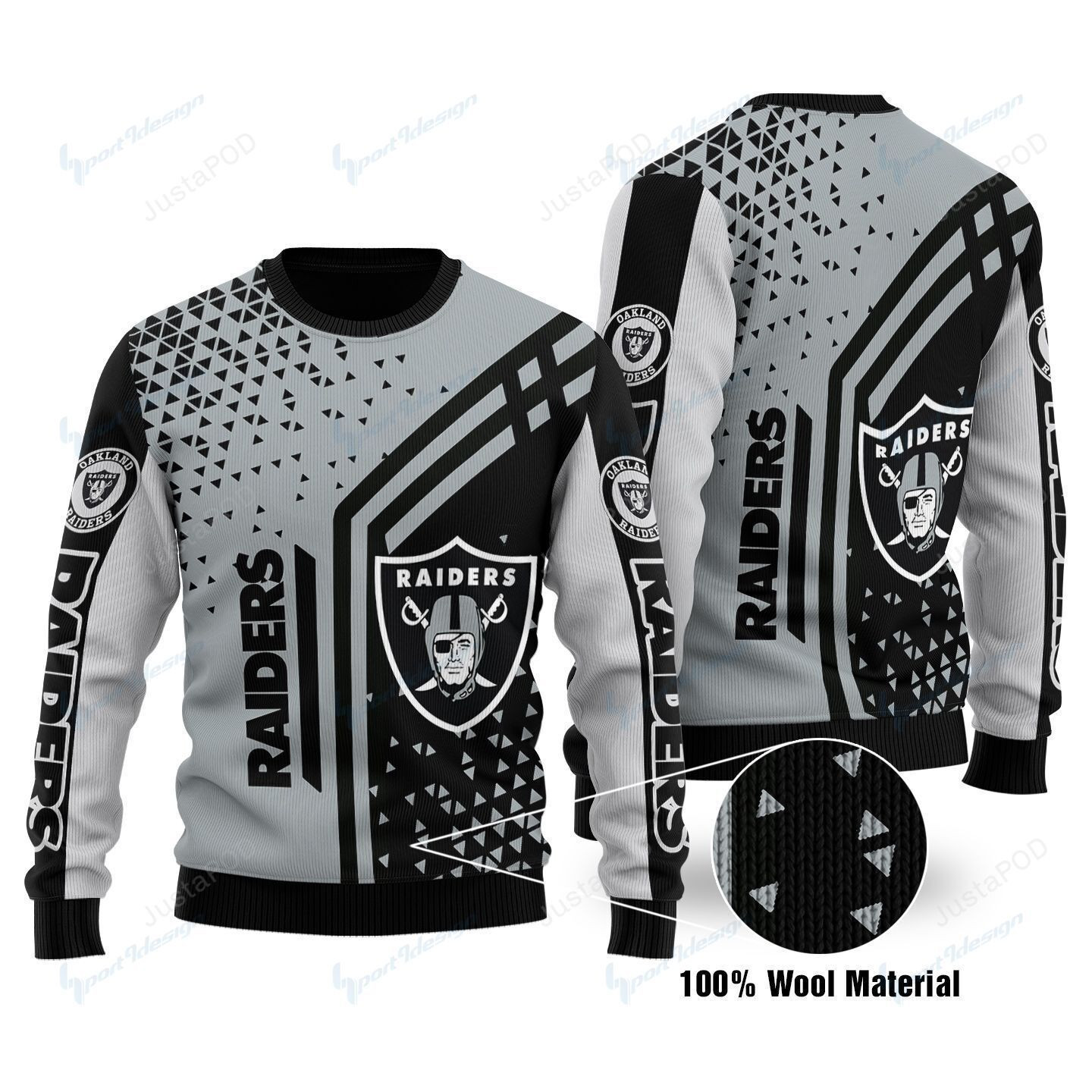Las Vegas Raiders Ugly Christmas Sweater, Perfect Holiday Gift