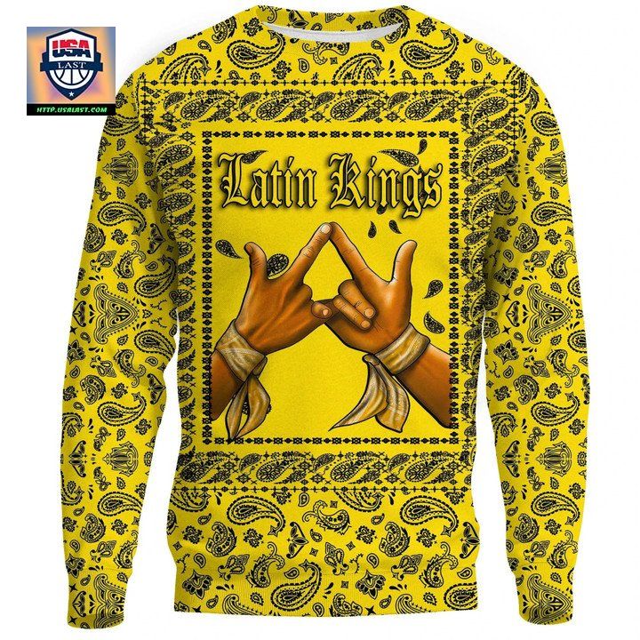 Latin Kings Sweater Yellow Bandana A31
