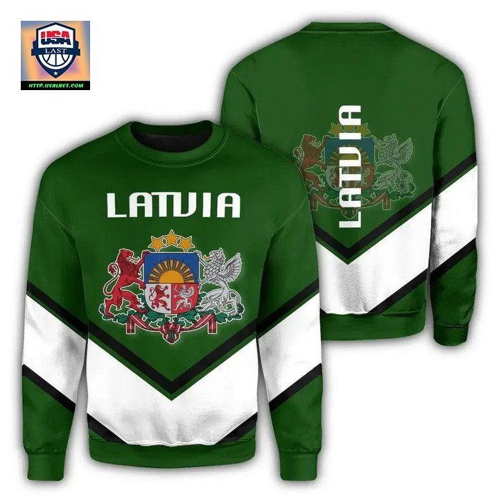 Latvia Coat Of Arms Sweater Lucian Style Jw5
