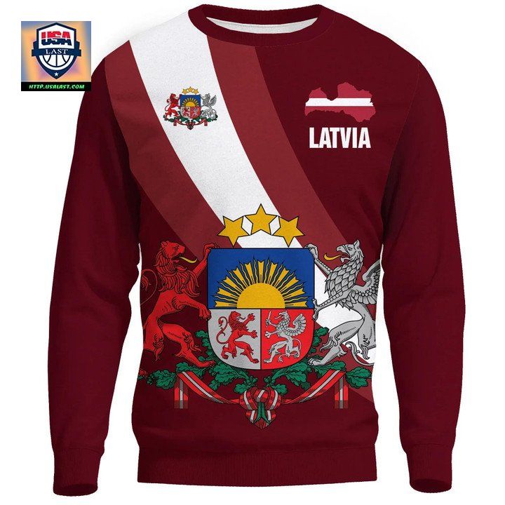 Latvia Special Flag Sweater 