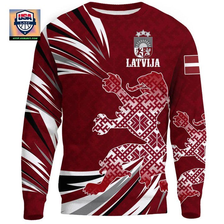 Latvia The Latvian Lion Sweater 