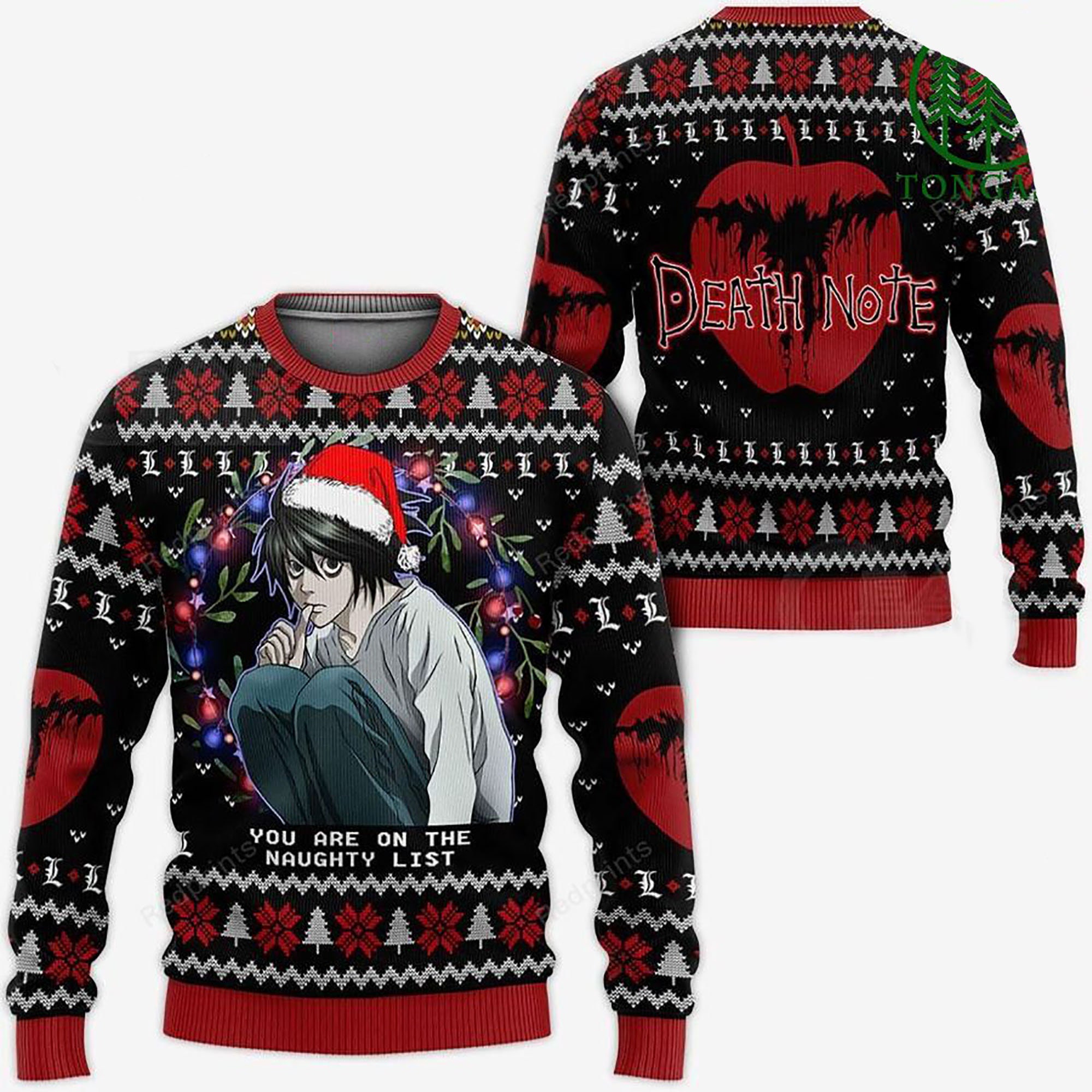 Lawliet Ugly Christmas Sweater