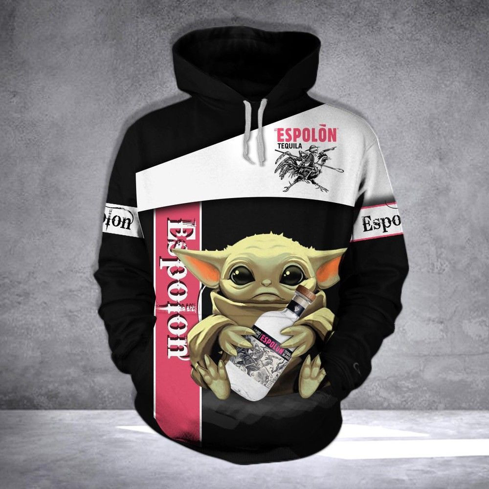 LDH ESPOLON BABY YODA 3D All Over Print Hoodie & Zip Hoodie