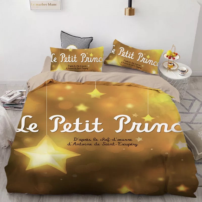 Le Petit Prince The Little Prince Duvet Cover Quilt Cover Pillowcase Bedding Set Bed Linen Home Bedroom Decor