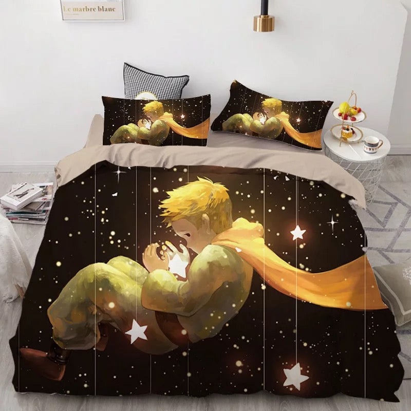 Le Petit Prince The Little Prince Duvet Cover Quilt Cover Pillowcase Bedding Set Bed Linen Home Bedroom Decor