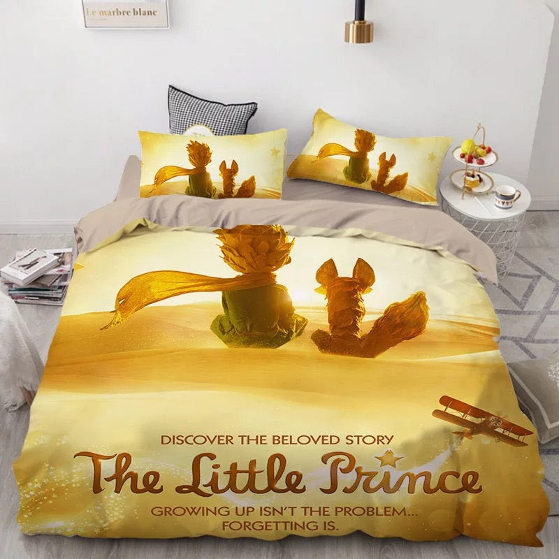Le Petit Prince The Little Prince Duvet Cover Quilt Cover Pillowcase Bedding Set Bed Linen Home Bedroom Decor