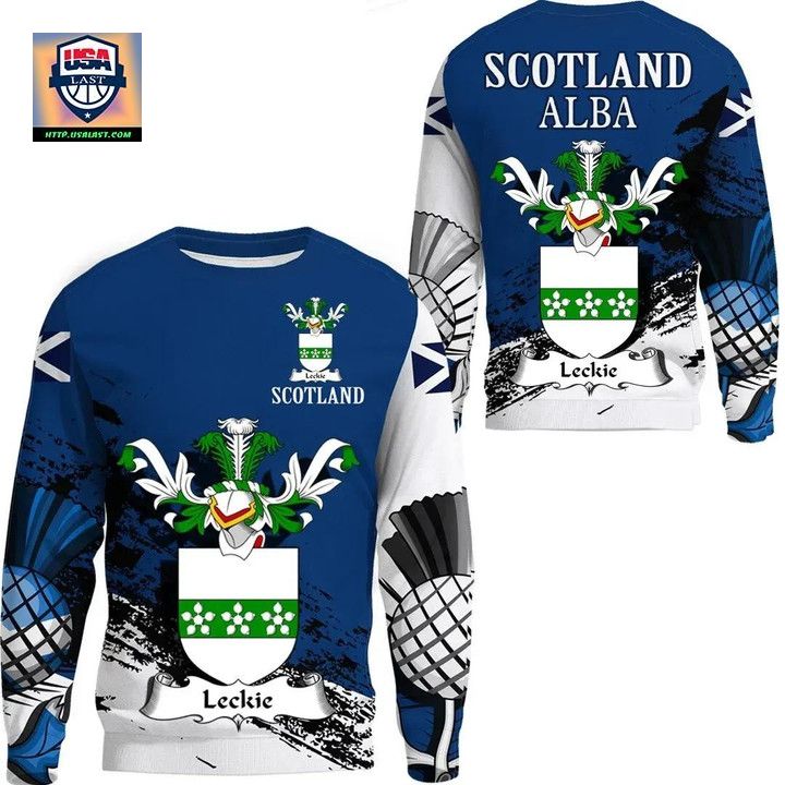 Leckie Scottish Family Crest Scotland Special Sweater 