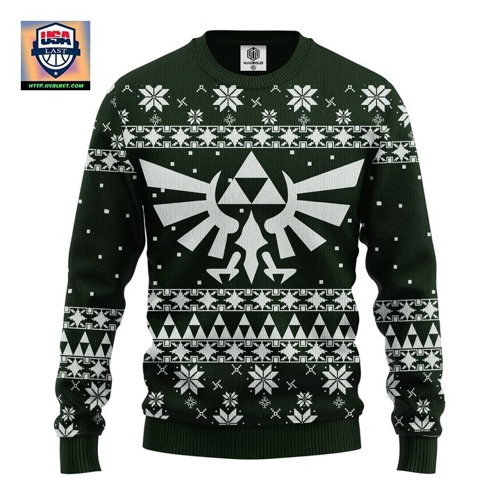 Legend Of Zelda Green Ugly Christmas Sweater Amazing Gift Idea Thanksgiving Gift