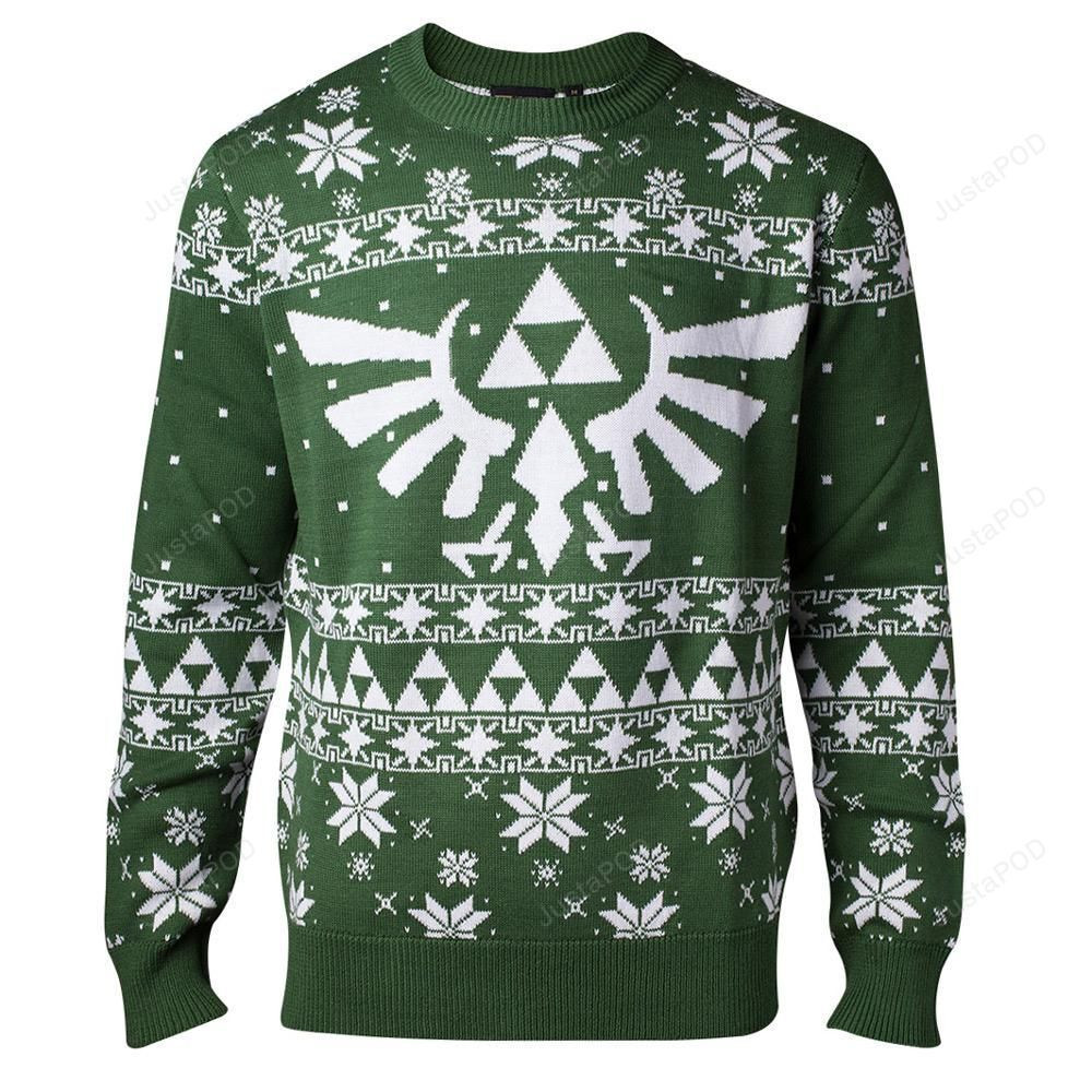 Legend Of Zelda Hylian Ugly Christmas Sweater Perfect Holiday Gift