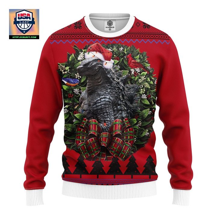 Legendary Godzilla Noel Mc Ugly Christmas Sweater Thanksgiving Gift