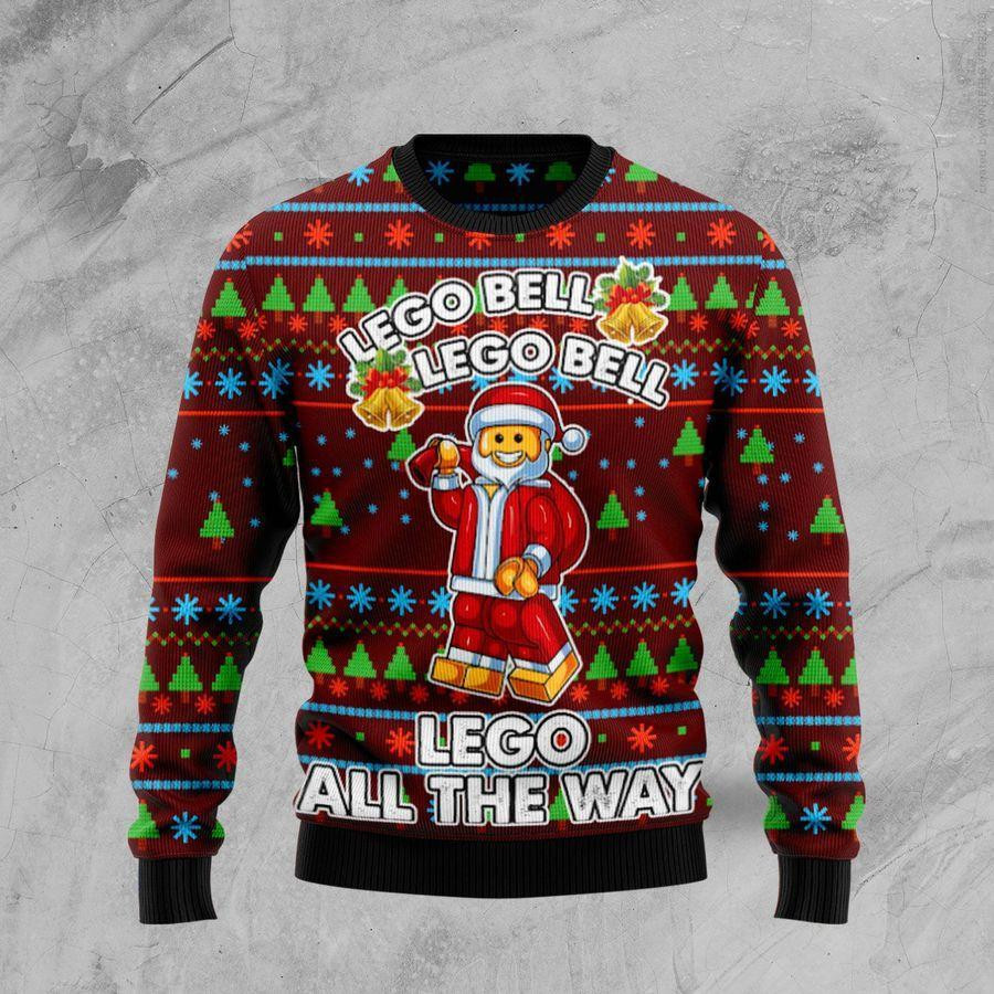 Lego Bell Ugly Christmas Sweater, Perfect Holiday Gift